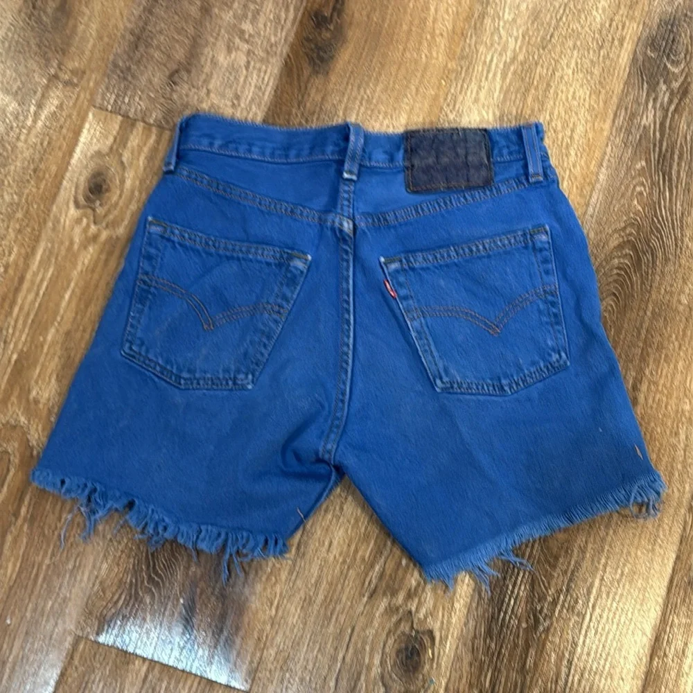 Levi's OVERDYED Blue Jean Shorts for Women Size XS